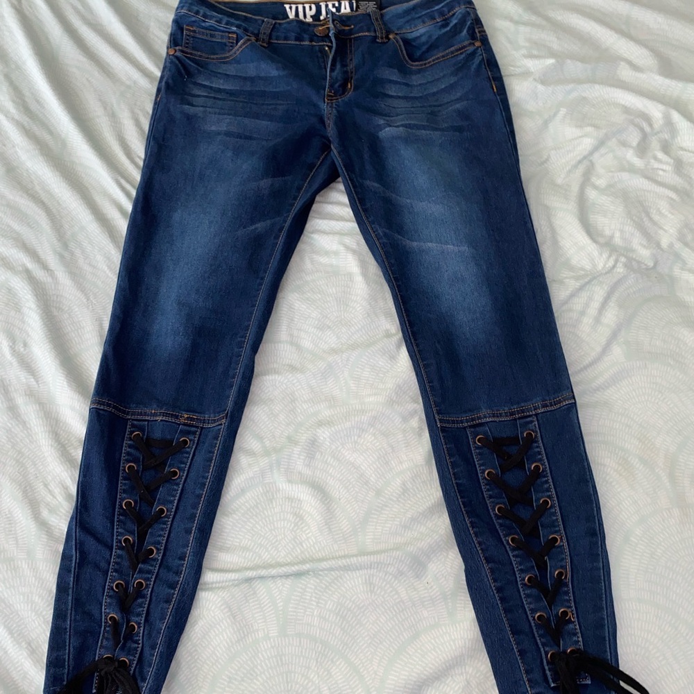 Dark Blue Jeans.